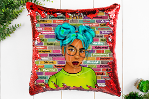 I AM - Reversible Flip Sequin Pillow