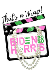 That's A Wrap - Biden Harris Short Sleeve Tee